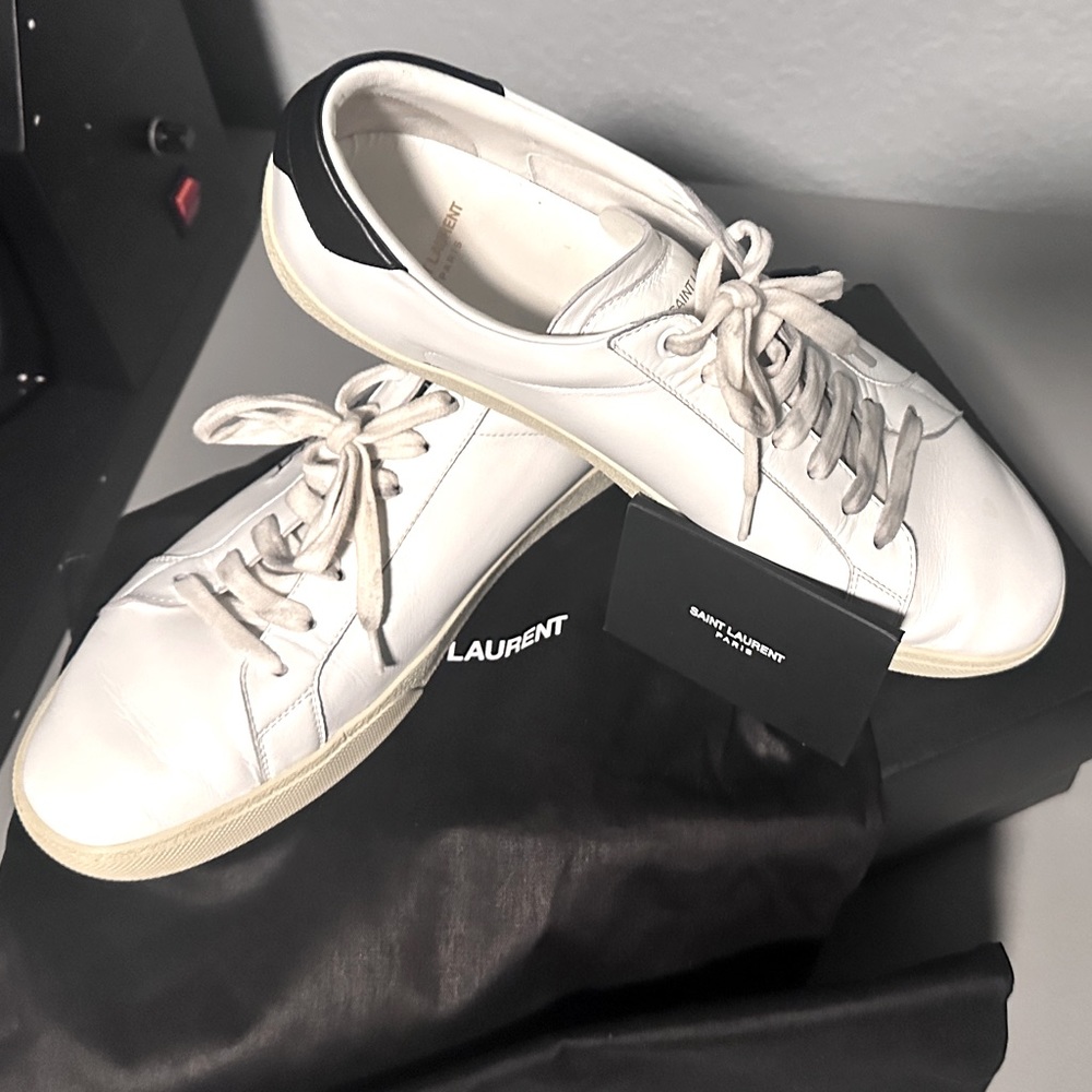 Saint Laurent Court Classic Sneaker Sz 44